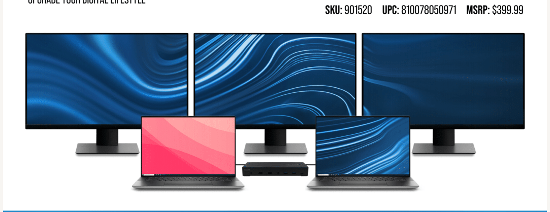 Press - VisionTek Unveils VT4950 KVM Docking Station: A Triple-Display, Dual-System Solution Tailored for Today's Professional and Remote Work Environments - VisionTek.com