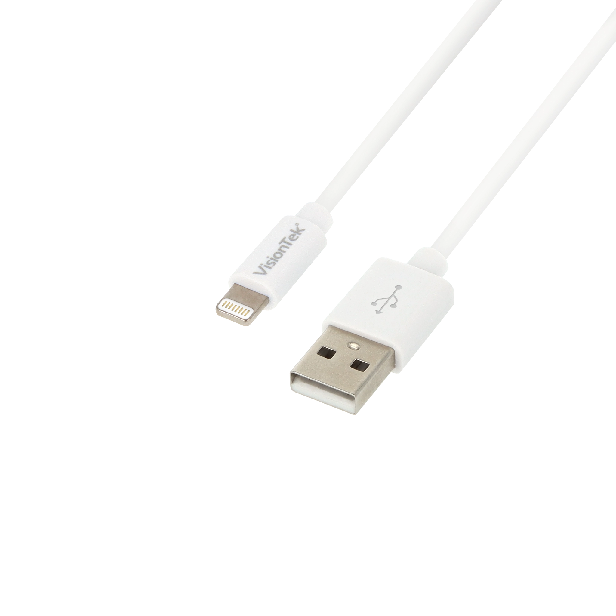 VisionTek Lightning to USB Cable | 6.6 feet (2m) | MFi Certified | Charge & Sync | USB-A to Lightning | Compatible with iPhone, iPad & iPod Devices