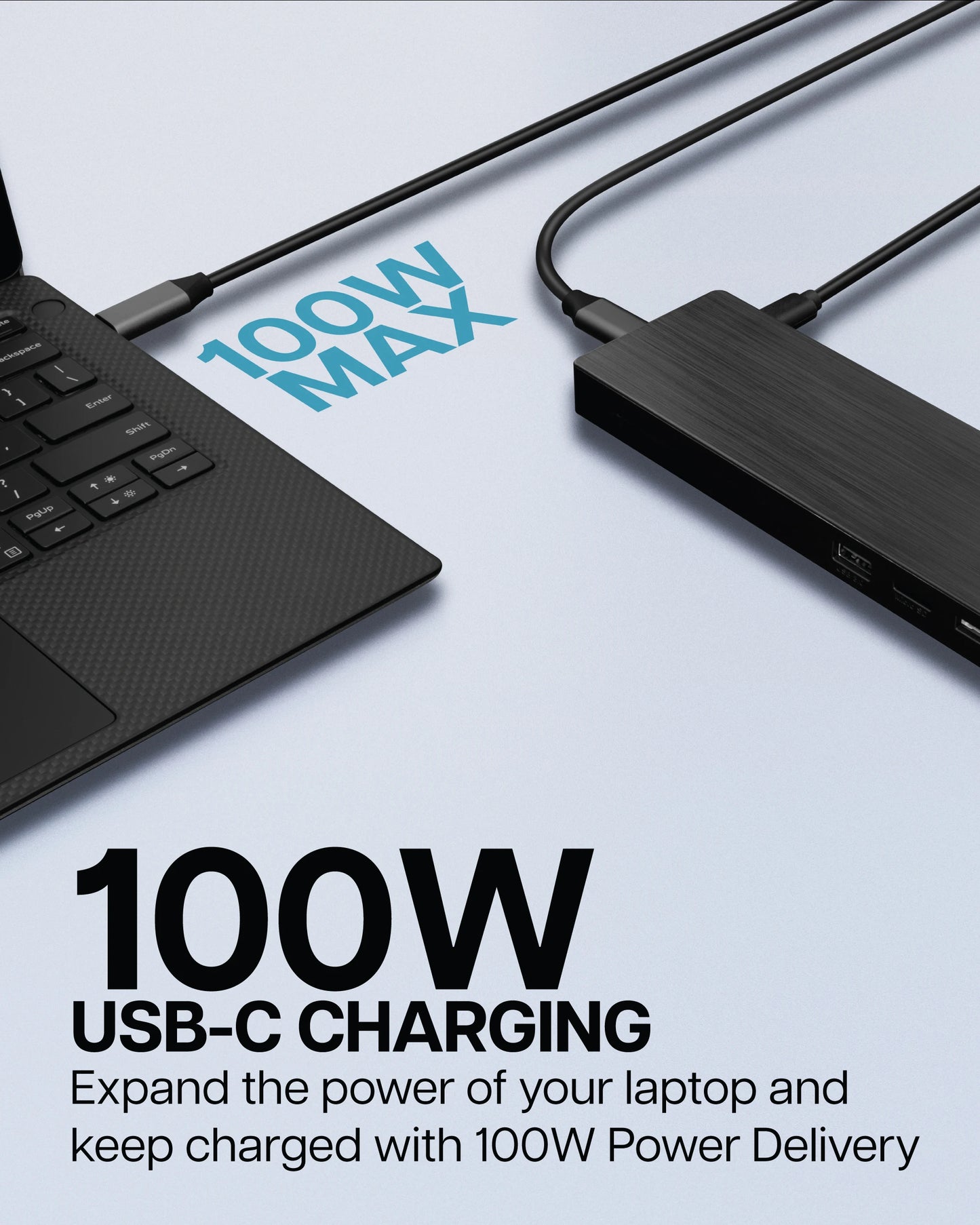 VT2510 USB-C Docking Station - Multi Display MST Dock 100W Power Delivery