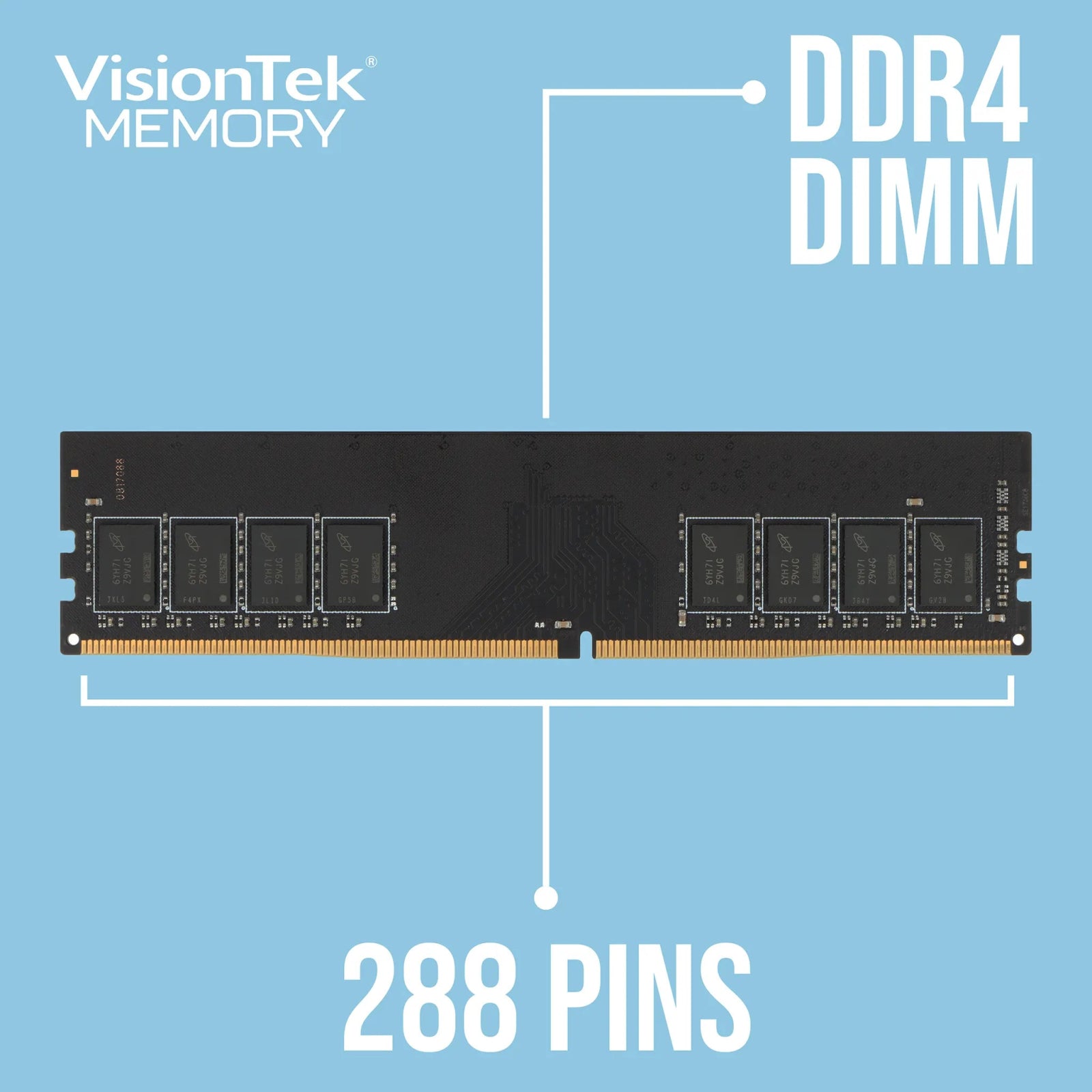 VisionTek.com - DDR4 - 2133MHz - CL15 - DIMM - Desktop
