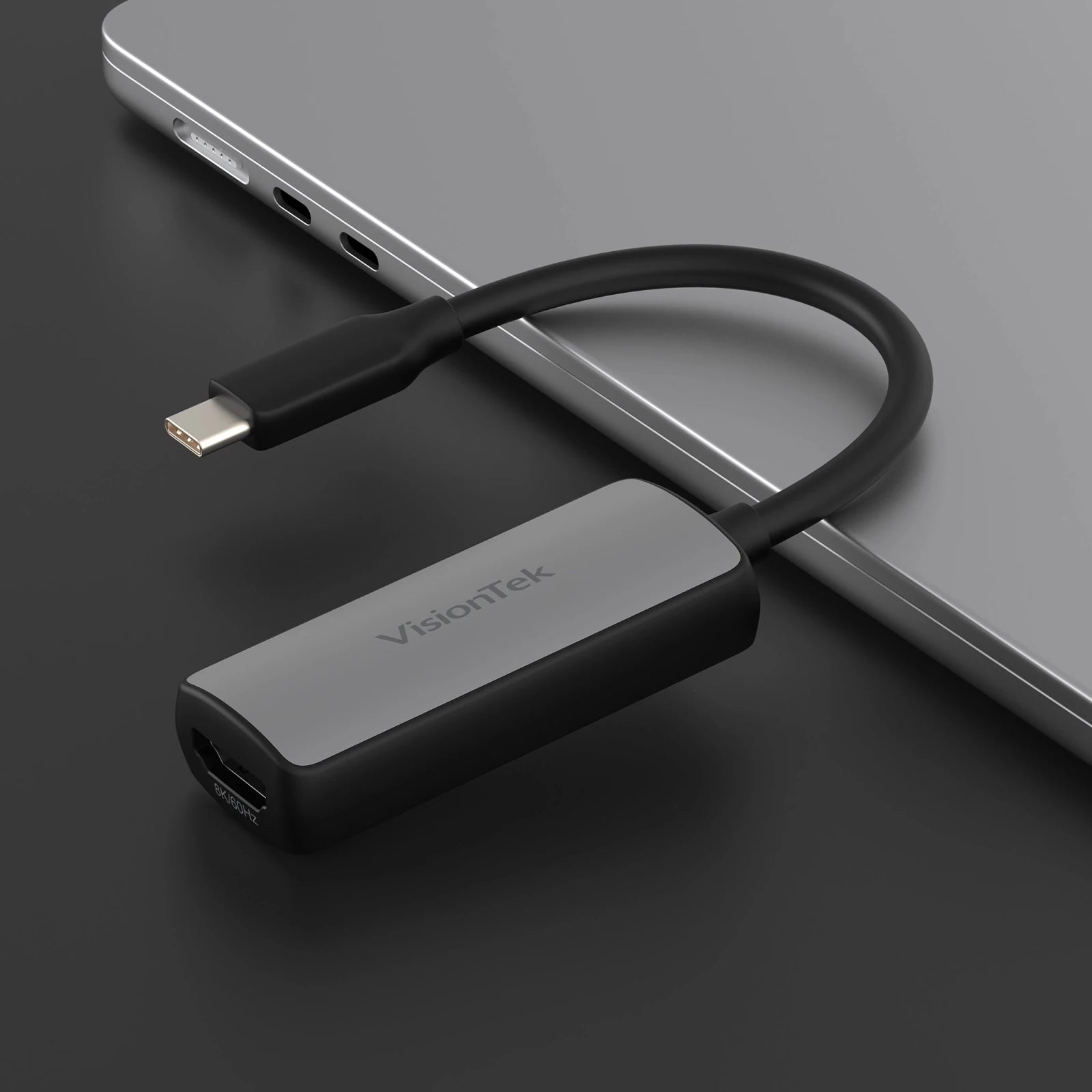 VisionTek.com - VisionTek USB C to HDMI 8K UHD Adapter | 8K Display Support | USB - C DP Alt Mode Compatible | Windows Mac ChromeOS