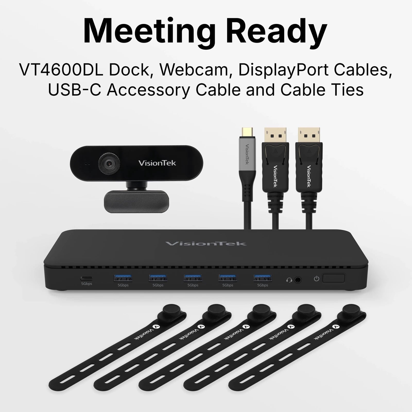 VisionTek.com - VT4600DL Workspace Meeting Ready Kit | DisplayPort