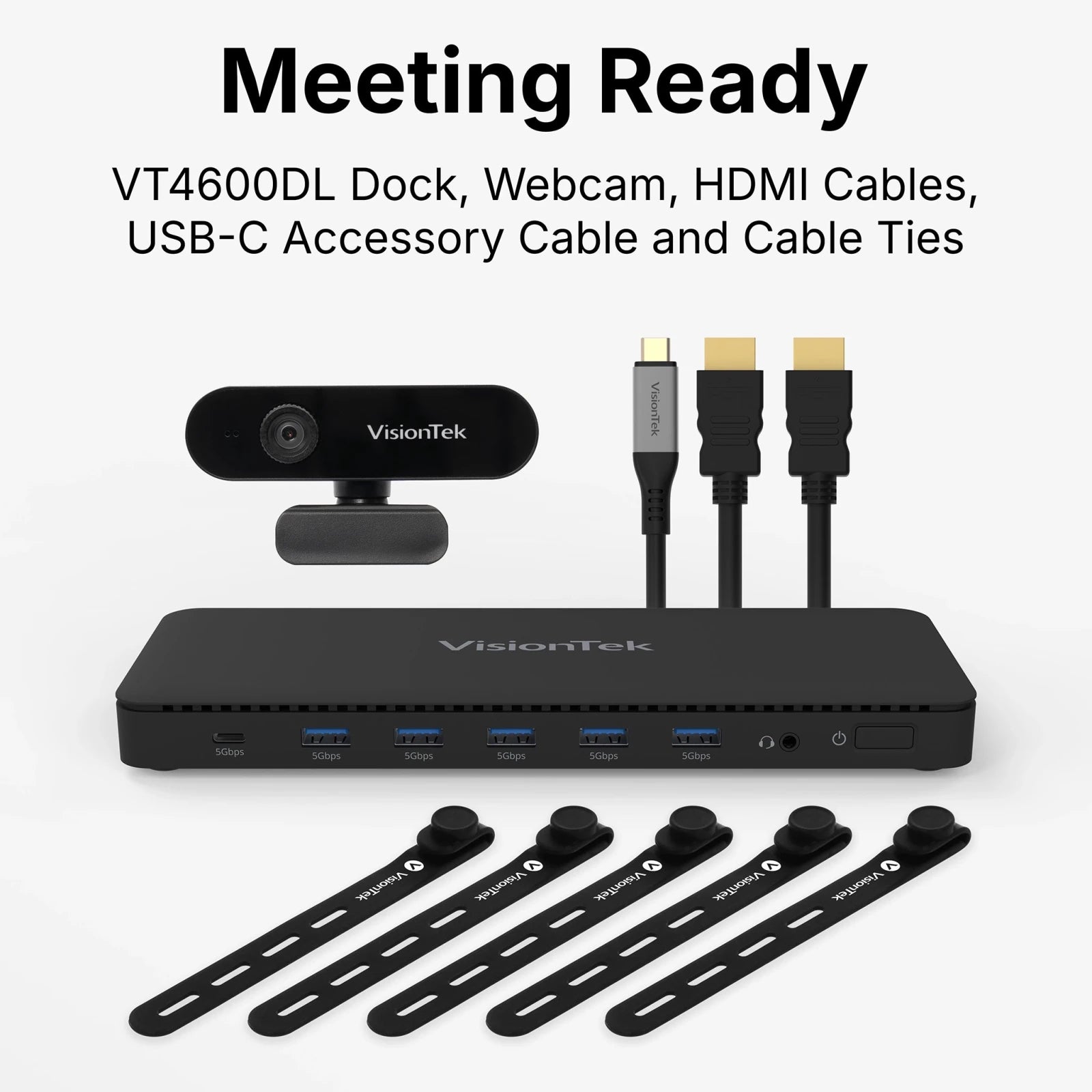 VisionTek.com - VT4600DL Workspace Meeting Ready Kit | HDMI