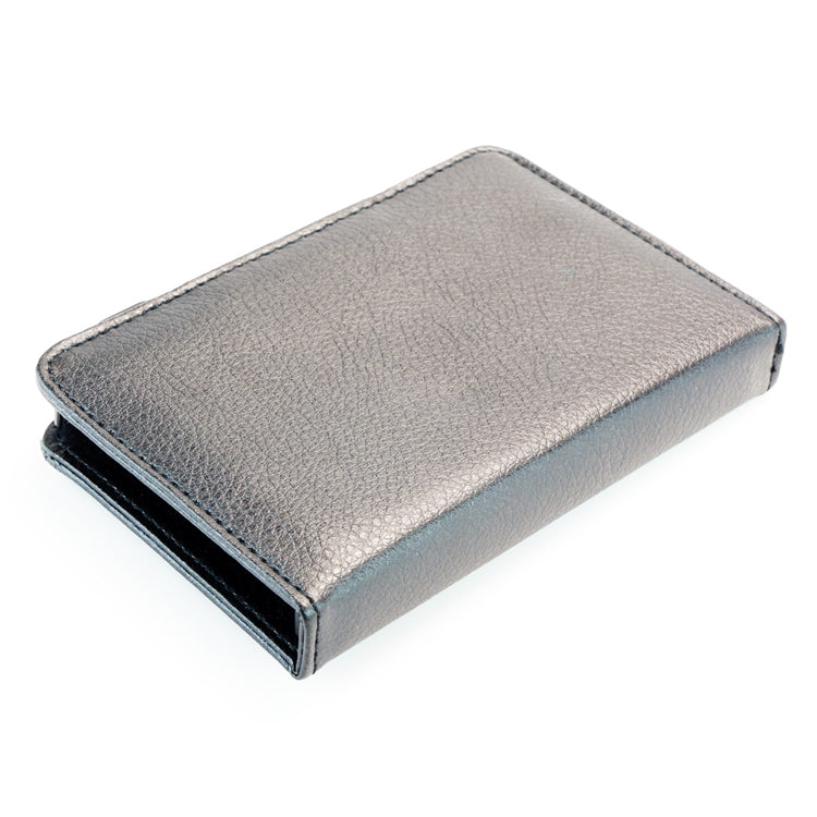 2.5" to USB 3.0 Bus Powered Portable Leather Drive Enclosure with built in USB Cable