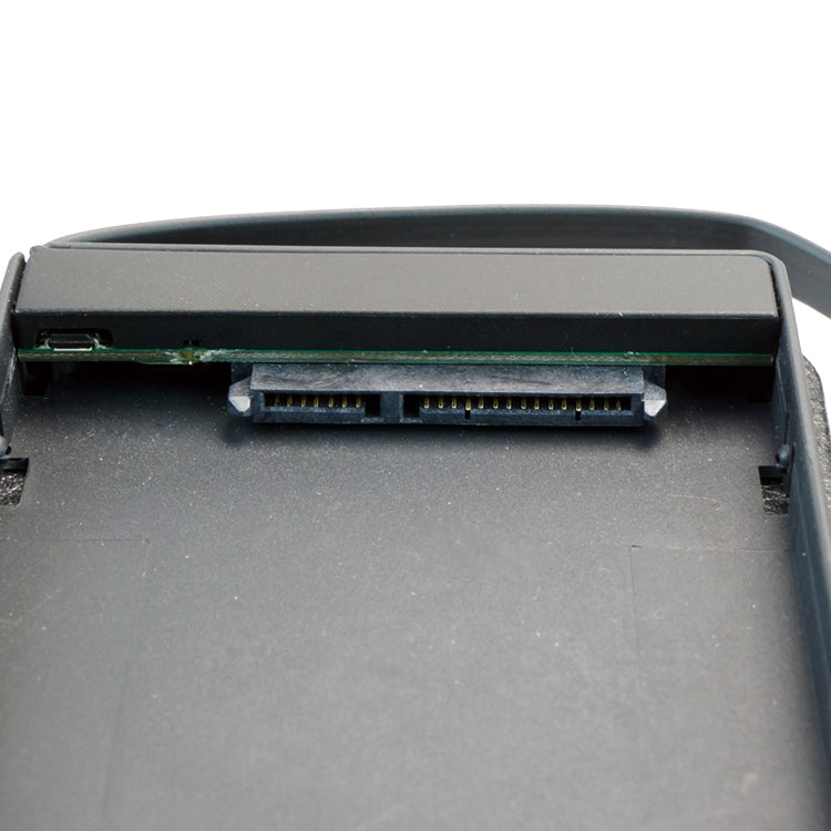 2.5" to USB 3.0 Bus Powered Portable Leather Drive Enclosure with built in USB Cable