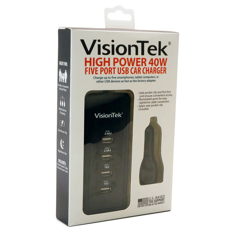 USB 3.0 5 port Car Charger