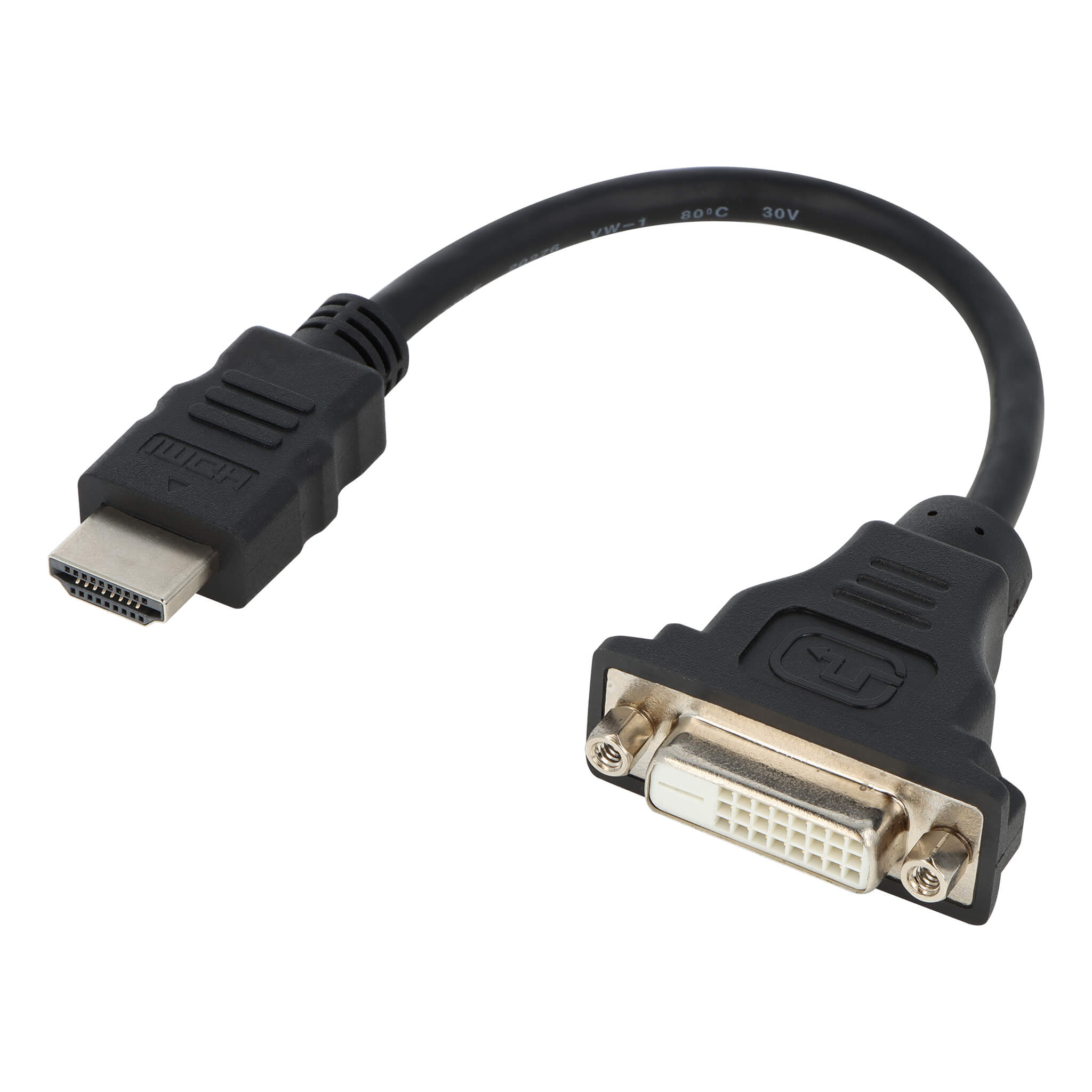 HDMI to DVI-D Video Cable Adapter - F/M