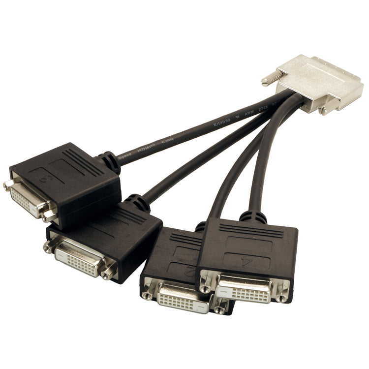 NVIDIA Amphenol VHDCI to 4x DVI-D Splitter Cable 030-0230-000 28-3