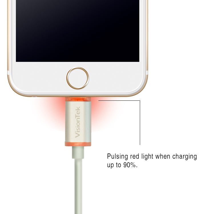 Lightning to USB Smart LED 4 Foot | 1.2 Meter MFI Cable