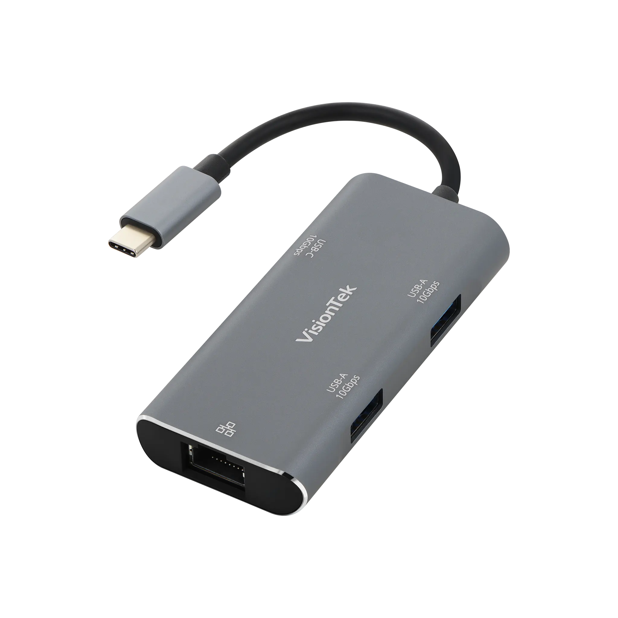 VisionTek USB-C Hub with Ethernet (2x USB-A 10Gbps
