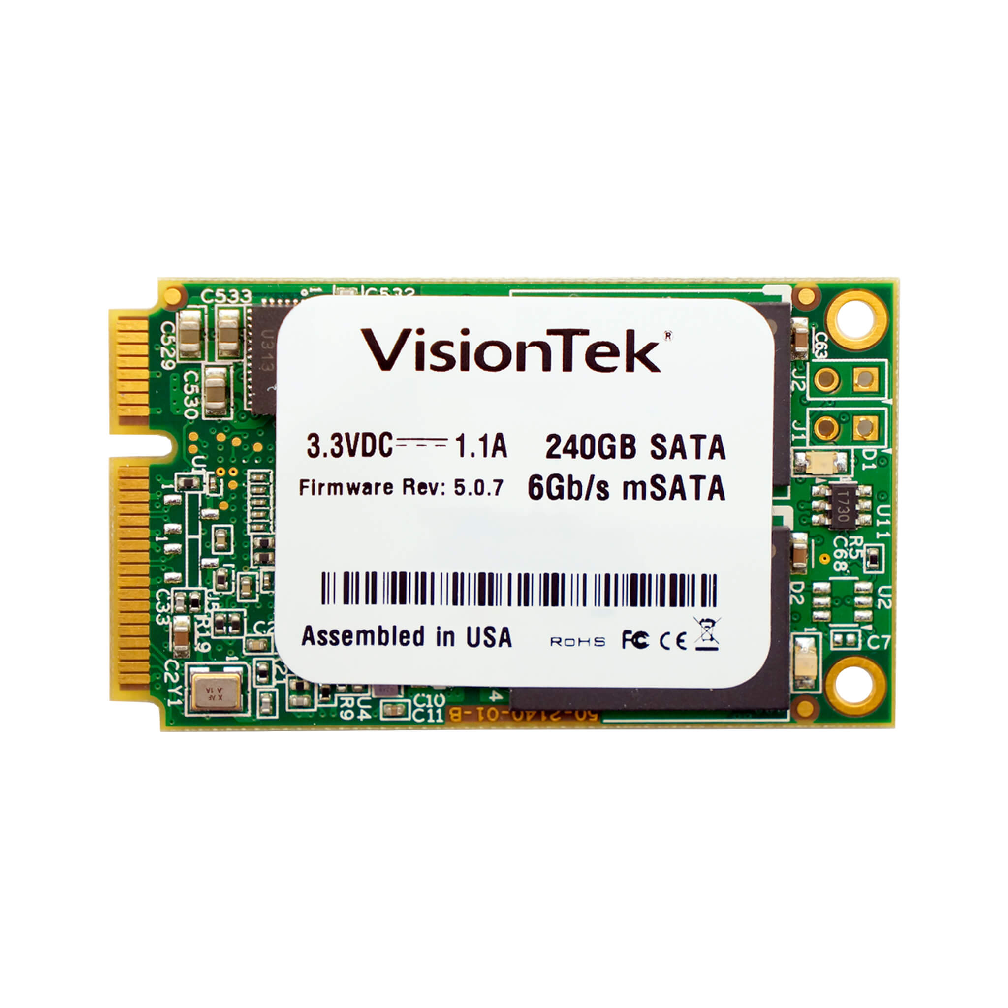 VisionTek mSATA Internal SSD (SATA)
