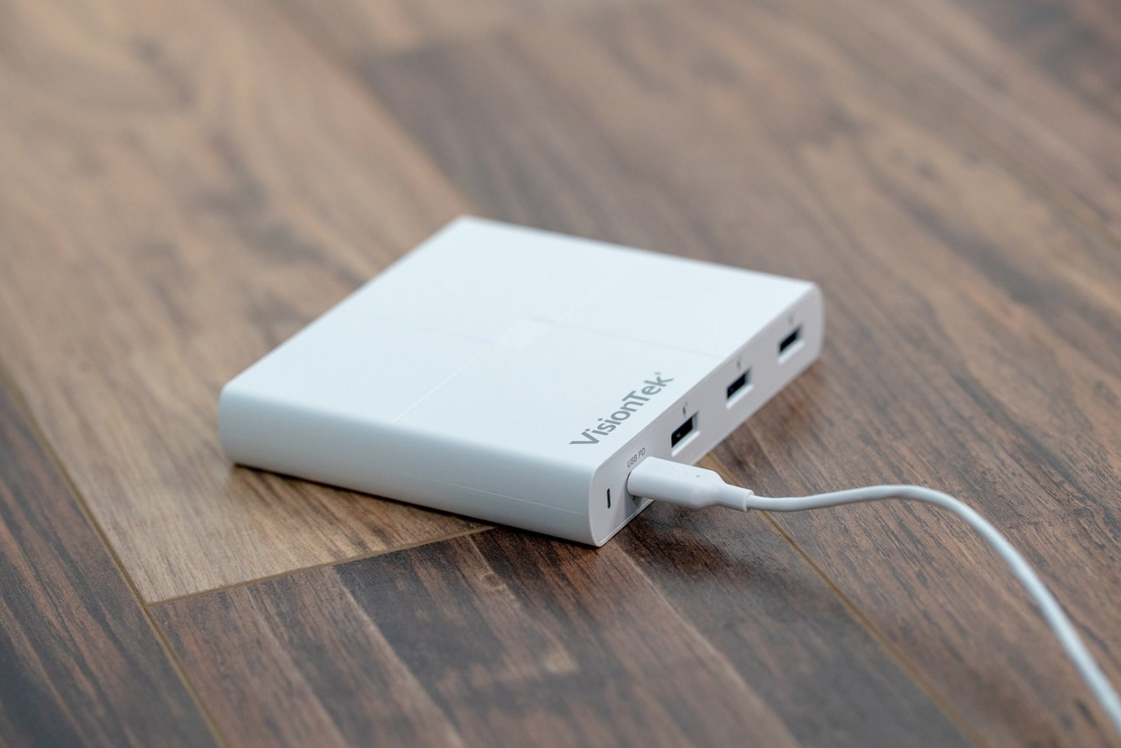 VisionTek.com - VisionTek 90W USB - C Wall Charger | 4 - Port | Fast Charge | USB - C + 3x USB 3.0 | 90W Power Delivery | Compatible with Laptops, Tablets, Smartphones, and USB - C Devices