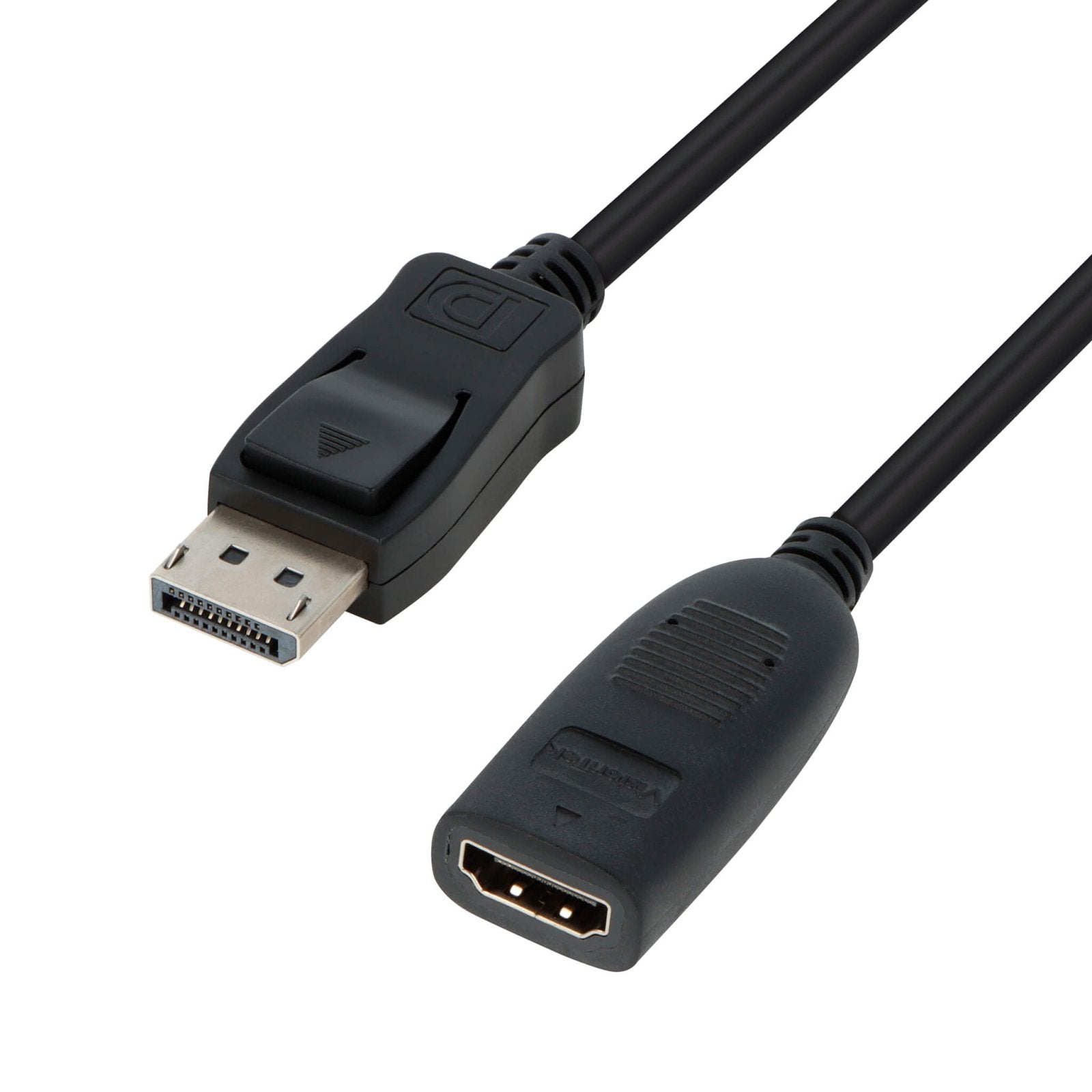 VisionTek.com - VisionTek DisplayPort to HDMI 2.0 4K Active Adapter | 7" Cable | DP 1.2 to HDMI 2.0 | 3840x2160 @ 60Hz | PC & Mac Compatible