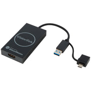 VisionTek.com - VisionTek USB 3.0 to HDMI Adapter VT90 | 4K Display Support | USB - A & USB - C Compatible | Windows Mac ChromeOS