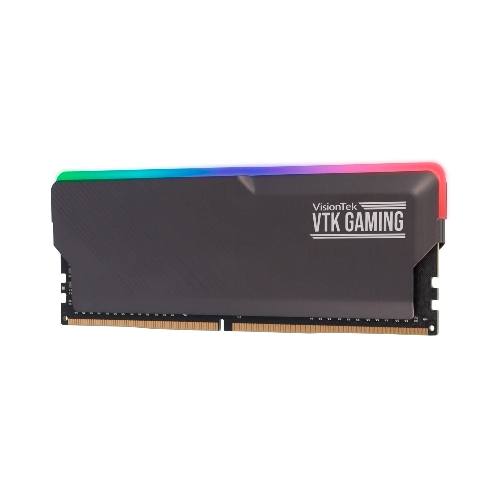 VisionTek.com - VTK Gaming RGB DDR4 16GB (2x8GB) 3600MHz CL19 Desktop Memory | Dual - Channel Kit | High - Speed Performance | Aura Sync RGB | Intel XMP 2.0