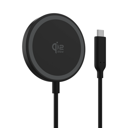 VisionTek Charge - 25W Magnetic Wireless Charger | Qi 2.2 Certified | Works with iPhone and Airpods
