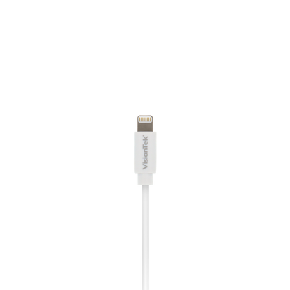 VisionTek Lightning to USB Cable | 6.6 feet (2m) | MFi Certified | Charge & Sync | USB-A to Lightning | Compatible with iPhone, iPad & iPod Devices