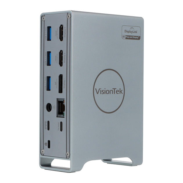 VisionTek VT7100 Universal Triple 4K Docking Station 100W Charging (USB-C)