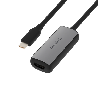 VisionTek USB C to HDMI 8K UHD Adapter | 8K Display Support | USB-C DP Alt Mode Compatible | Windows Mac ChromeOS