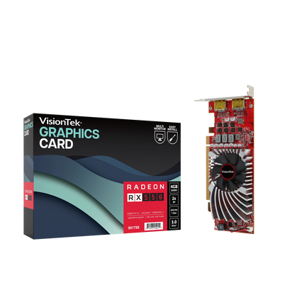 Radeon RX 550 SFF 4GB GDDR5 2M (2x DP)