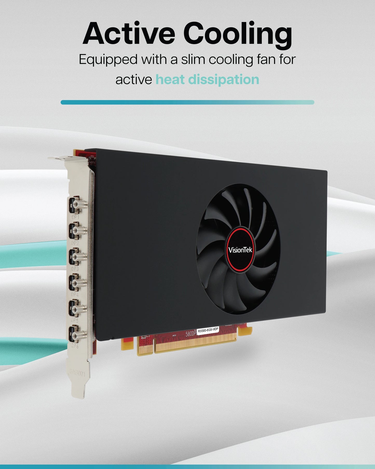 Radeon RX 580 8GB GDDR5 6M (6x MiniDP)