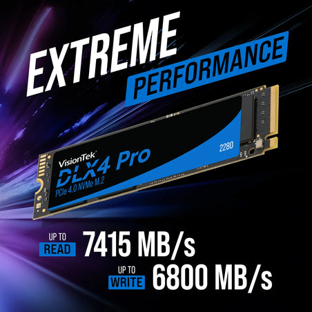 VisionTek DLX4 Pro 2280 M.2 PCIe 4.0 x4 SSD (NVMe)