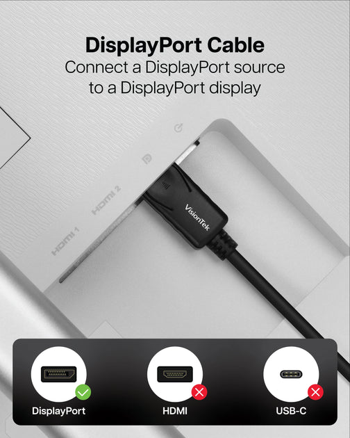 DisplayPort to DisplayPort 1.4 Cable