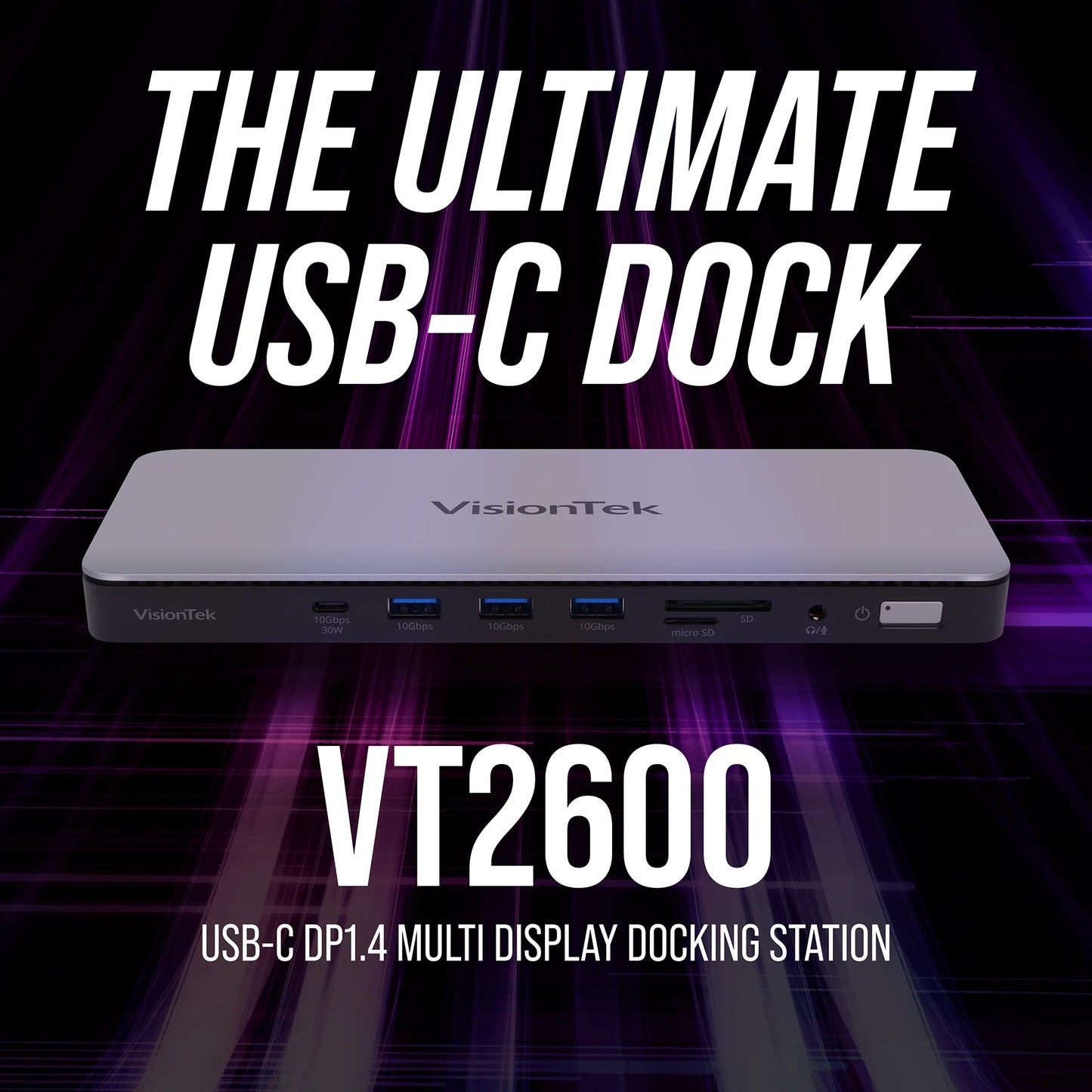 VT2600 Docking Station - Expand Your Visual Workspace – VisionTek.com