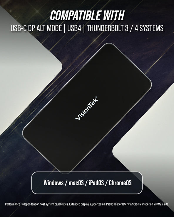 VT350 Portable USB-C Docking Station with Power Passthrough