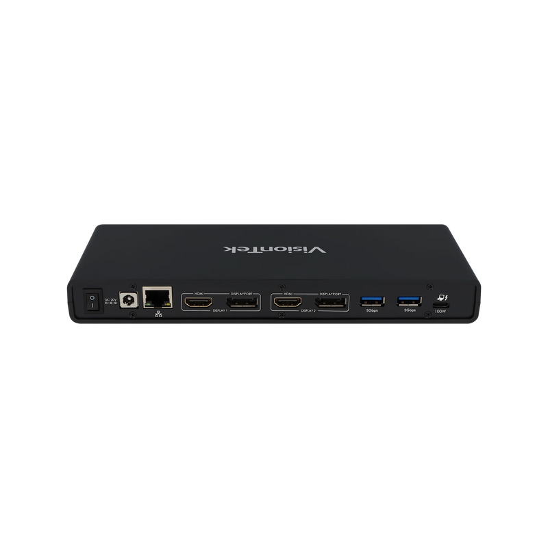 VT4510 Dual Display 4K USB 3.0 / USB-C Docking Station with 100W Power Delivery