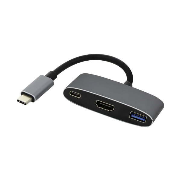 ミニPC ブラック USB/HDMI/USB-C visiontek-usb-c-to-hdmi-usb-