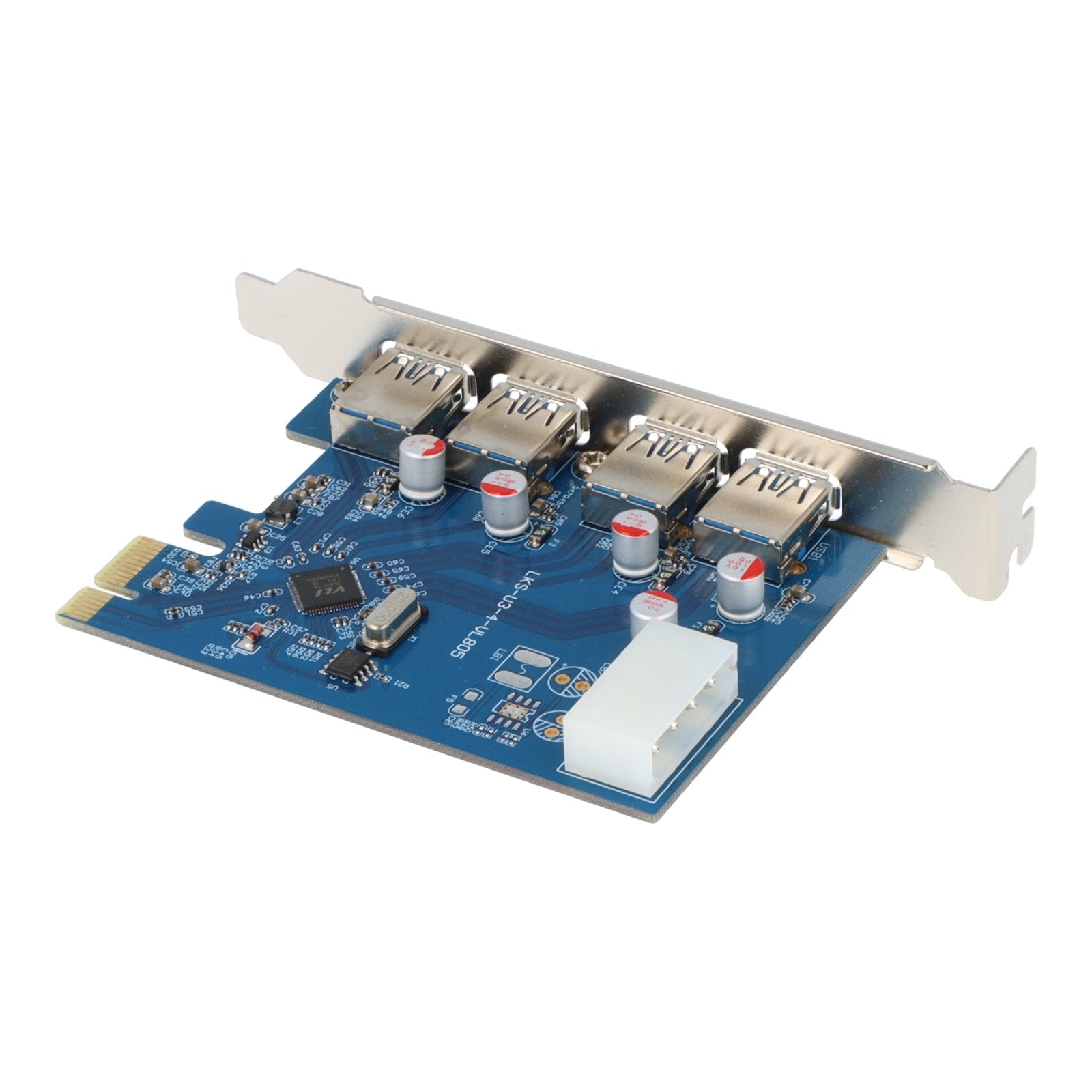 VisionTek 4 Port USB 3.0 x1 PCIe Expansion Card | Add SuperSpeed