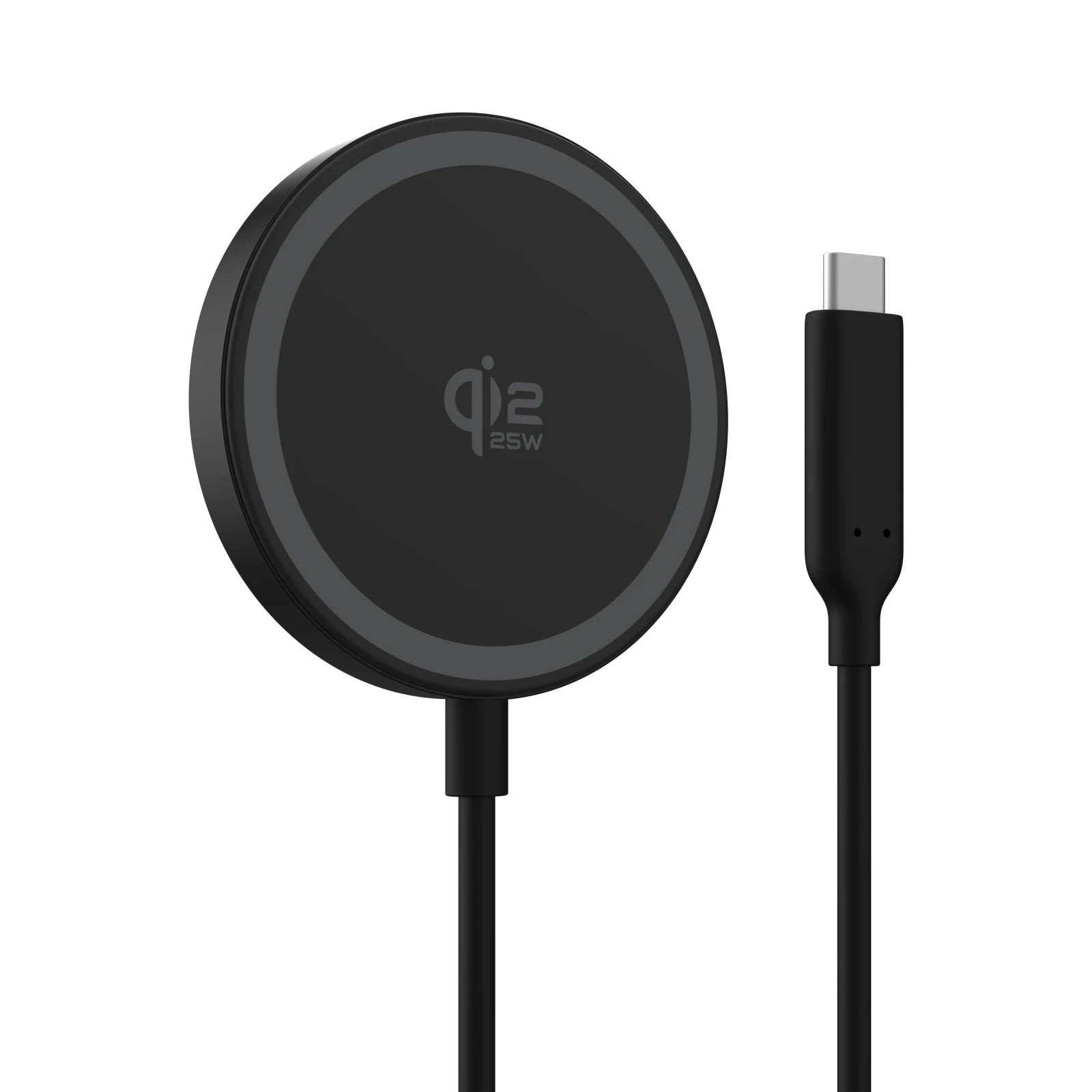 VisionTek.com-VisionTek Charge - 25W Magnetic Wireless Charger | Qi 2.2 Certified | Works with iPhone and Airpods