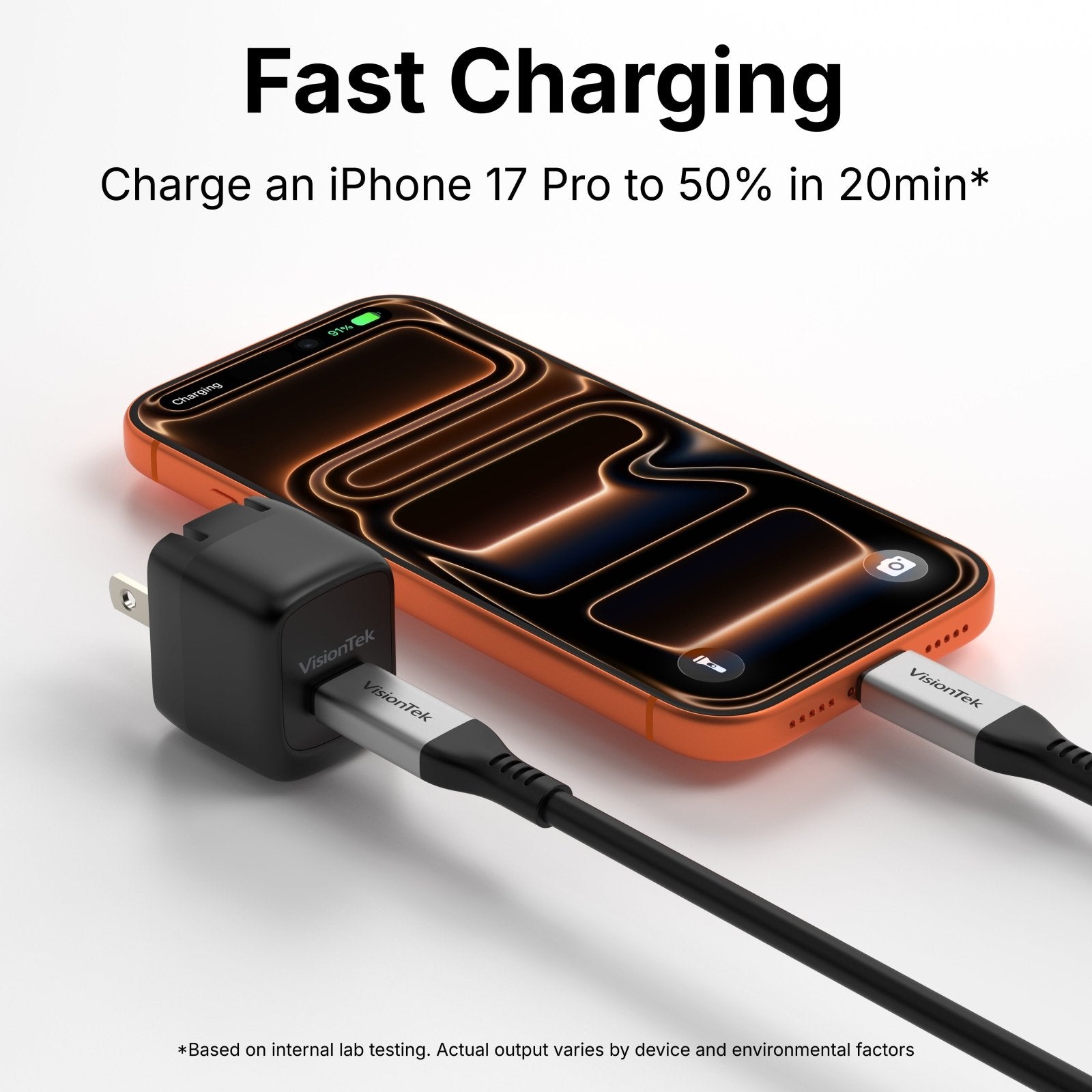 VisionTek.com - VisionTek Charge Go - USB - C Wall Charger 30W