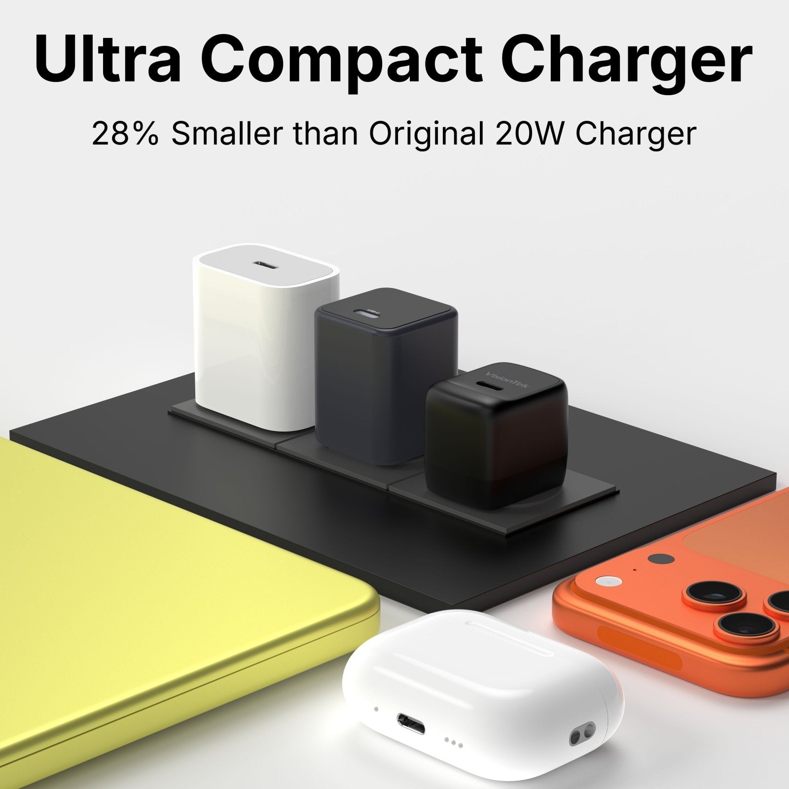 VisionTek.com - VisionTek Charge Go - USB - C Wall Charger 30W