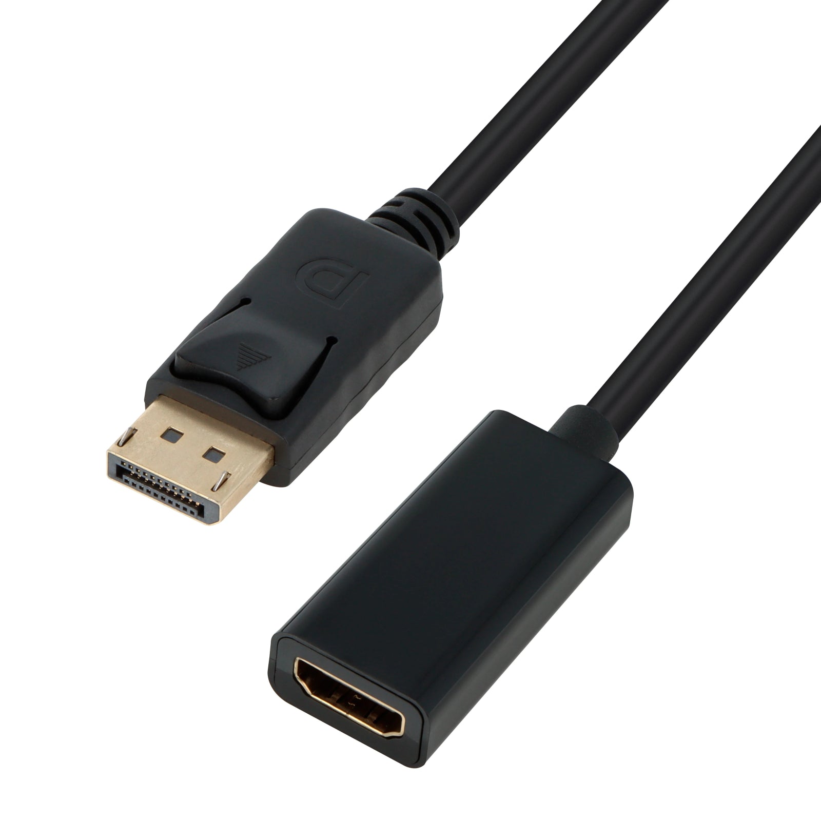 VisionTek.com - VisionTek DisplayPort to HDMI 2.0 4K Active Adapter | 7" Cable | DP 1.2 to HDMI 2.0 | 3840x2160 @ 60Hz | PC & Mac Compatible