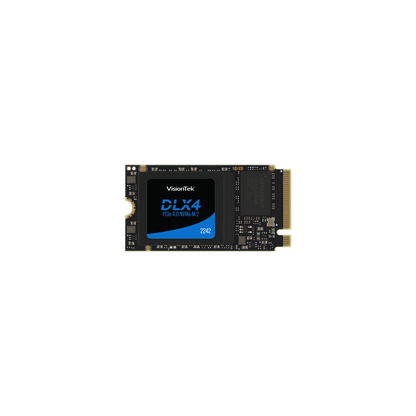 VisionTek.com - VisionTek SSD - 1TB DLX4 2242 NVMe | PCIe 4.0 x4 | Opal 2.0 Self - Encrypting SSD | Up to 5200MB/s | Secure M.2 Storage