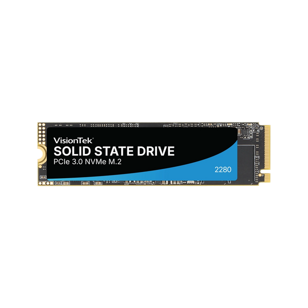 内蔵型SSD QUNTAM M.2 2280 NVMe SSD 4TB PCIe 3.0 VisionTek SSD - 4TB QLC M.2 2280 NVMe | PCIe 3.0 x4 | 3400MB/s