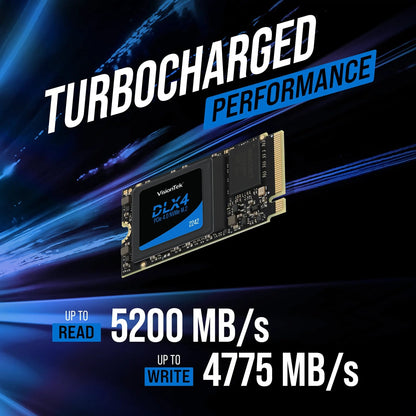 VisionTek.com - VisionTek SSD - 512GB DLX4 2242 NVMe | PCIe 4.0 x4 | OPAL 2.0 SED | Up to 5200MB/s Read | Secure Compact M.2 2242