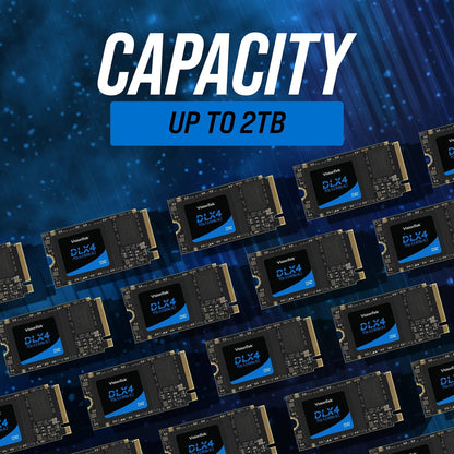 VisionTek.com - VisionTek SSD - 512GB DLX4 2242 NVMe | PCIe 4.0 x4 | OPAL 2.0 SED | Up to 5200MB/s Read | Secure Compact M.2 2242