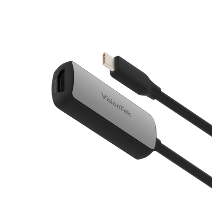 VisionTek.com - VisionTek USB C to HDMI 8K UHD Adapter | 8K Display Support | USB - C DP Alt Mode Compatible | Windows Mac ChromeOS