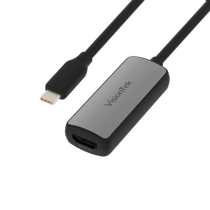 VisionTek.com - VisionTek USB C to HDMI 8K UHD Adapter | 8K Display Support | USB - C DP Alt Mode Compatible | Windows Mac ChromeOS