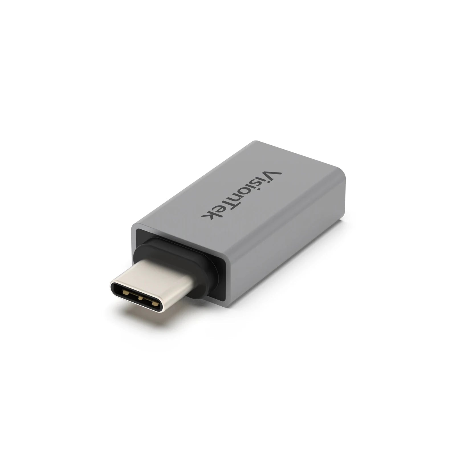 VisionTek.com - VisionTek USB - C to USB - A Adapter 3 - Pack – 10Gbps USB 3.2 Gen 2, Aluminum, Up to 15W Charging for iPhone, MacBook, iPad, Dell, Galaxy