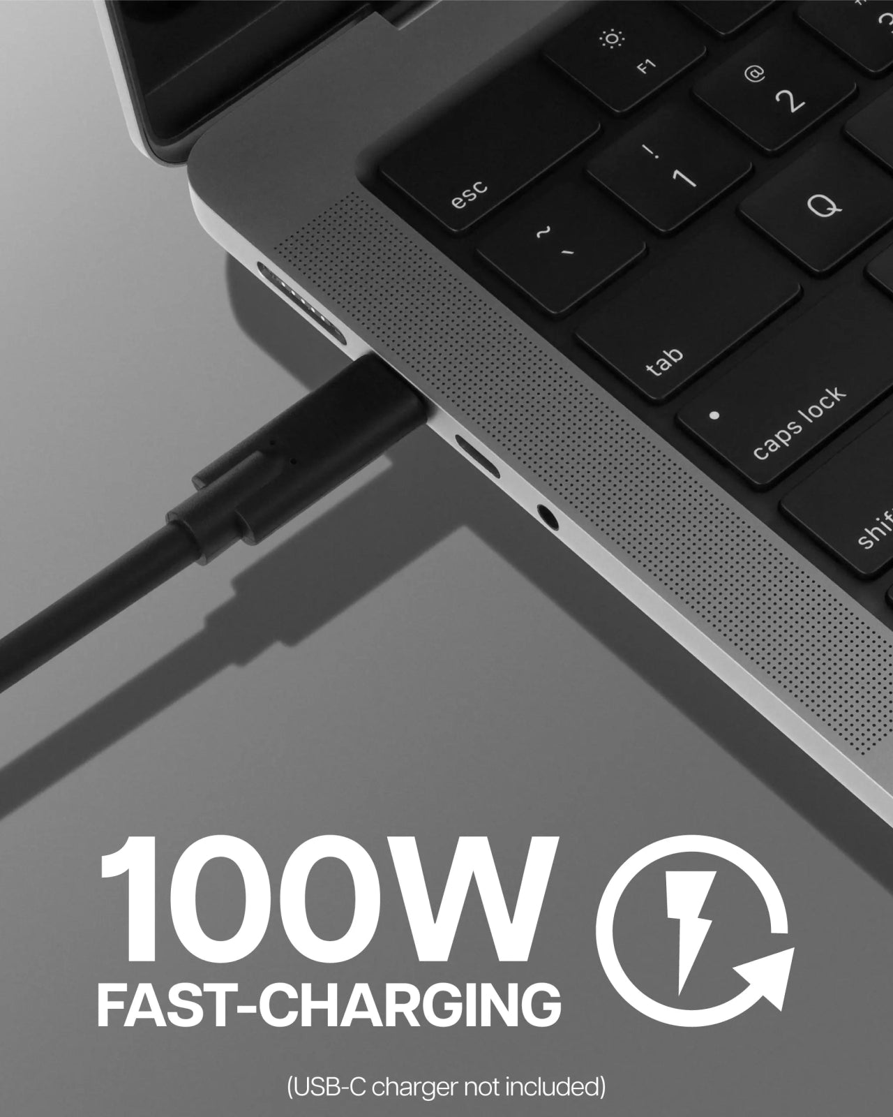 VisionTek.com - VisionTek USB - C to USB - C Cable | 6.6ft (2m) | 100W Power Delivery | 10Gbps Data Transfer | 4K Video | DisplayPort Alt Mode | Compatible with USB - C Devices