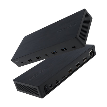 VisionTek.com - VisionTek VT4950 USB - C KVM Docking Station | Dual System Workstation Dock | Triple Display | DisplayLink + DP Alt Mode | 100W Power Delivery | Windows, Mac Compatible