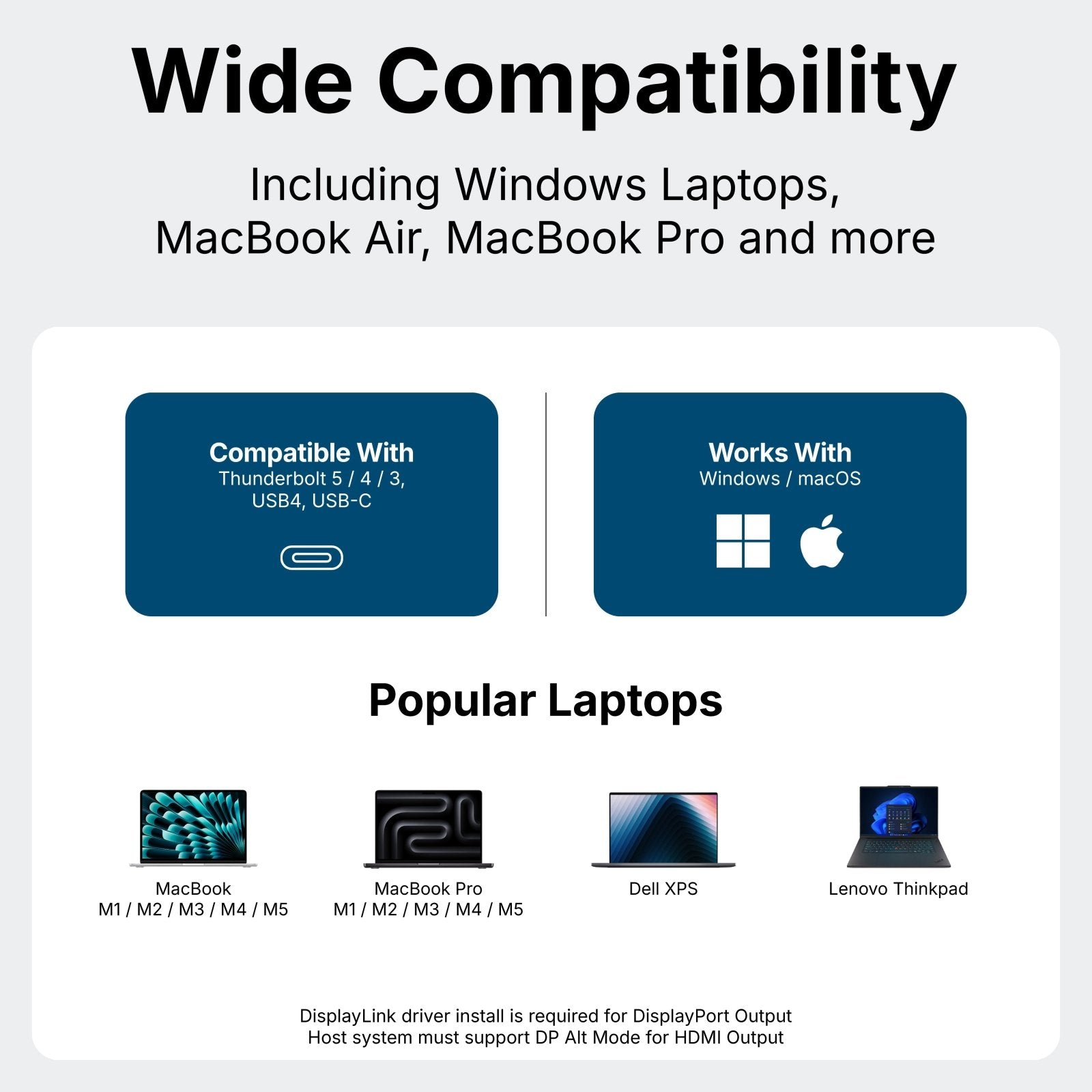 VisionTek.com - VisionTek VT4950 USB - C KVM Docking Station | Dual System Workstation Dock | Triple Display | DisplayLink + DP Alt Mode | 100W Power Delivery | Windows, Mac Compatible