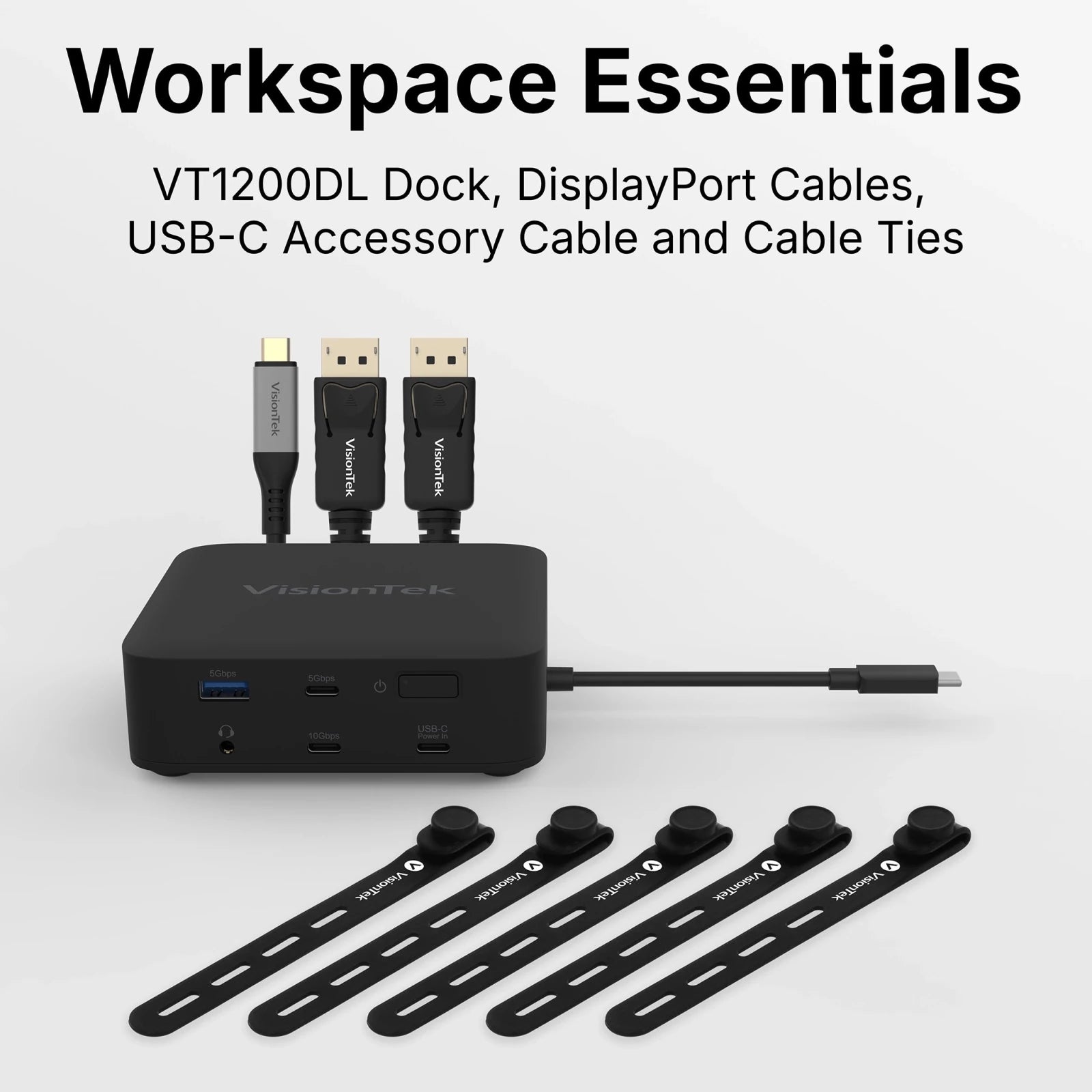 VisionTek.com - VT1200DL Workspace Essentials Kit | DisplayPort