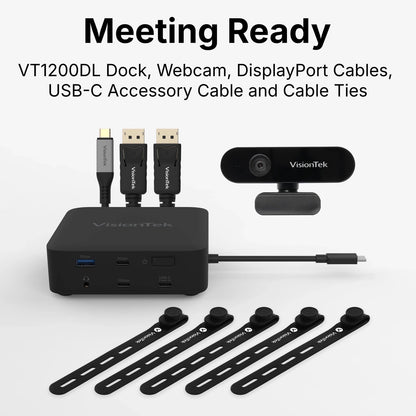 VisionTek.com - VT1200DL Workspace Meeting Ready Kit | DisplayPort