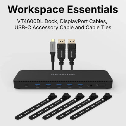 VisionTek.com - VT4600DL Workspace Essentials Kit | DisplayPort