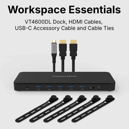 VisionTek.com - VT4600DL Workspace Essentials Kit | HDMI